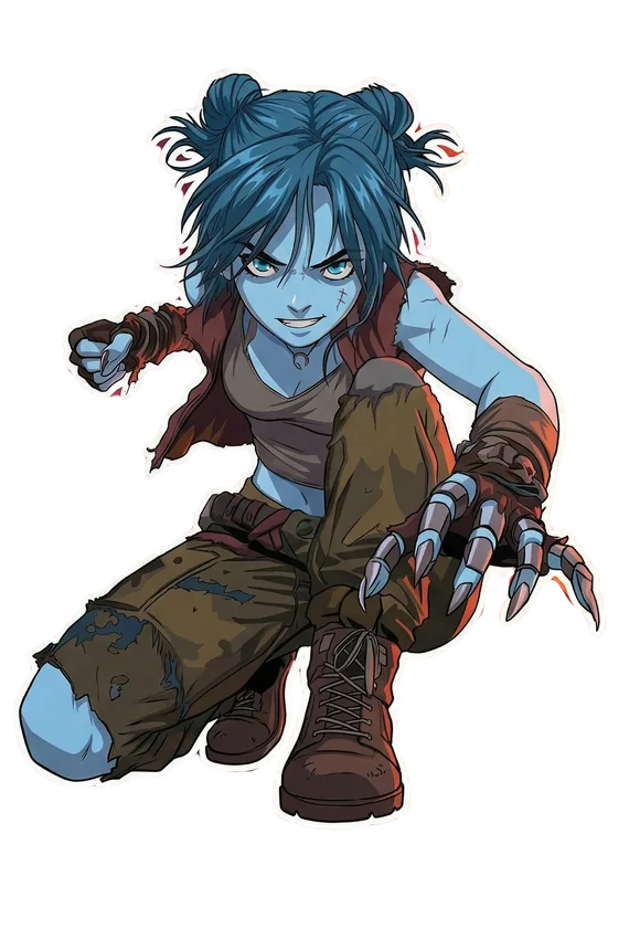 Nyx — fighter with cybernetic claws
