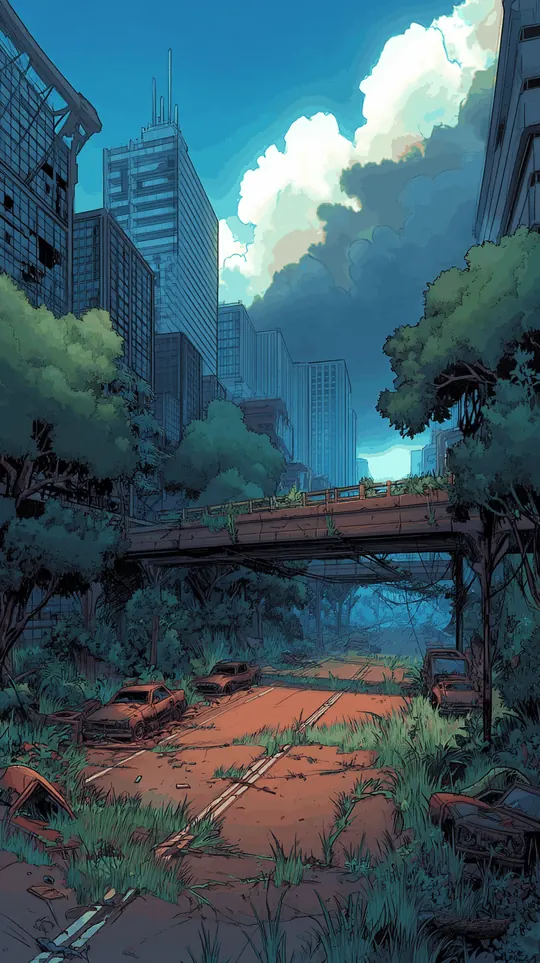 Downtown ruins