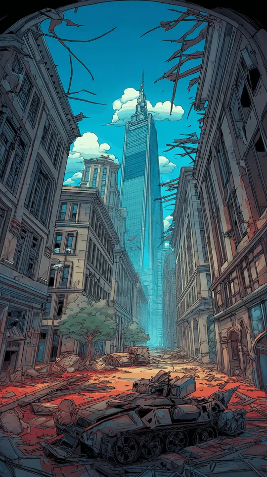 Downtown ruins
